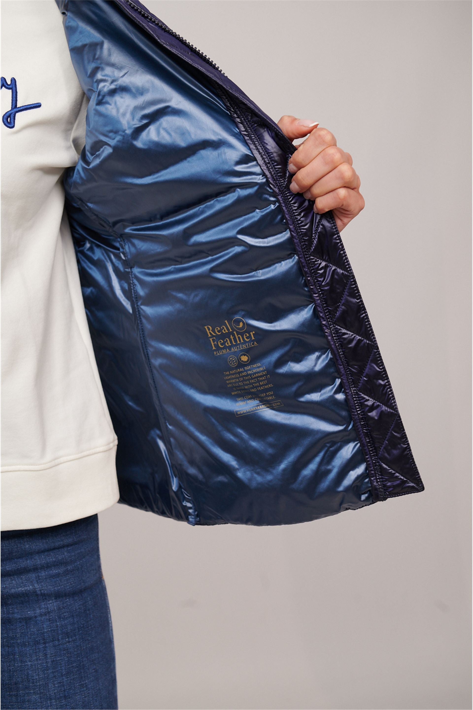 Halley New Women Puffer Jacket - Blue/Navy-Clothing - Women-Henry Arroway-Navy-XS-Urbanheer