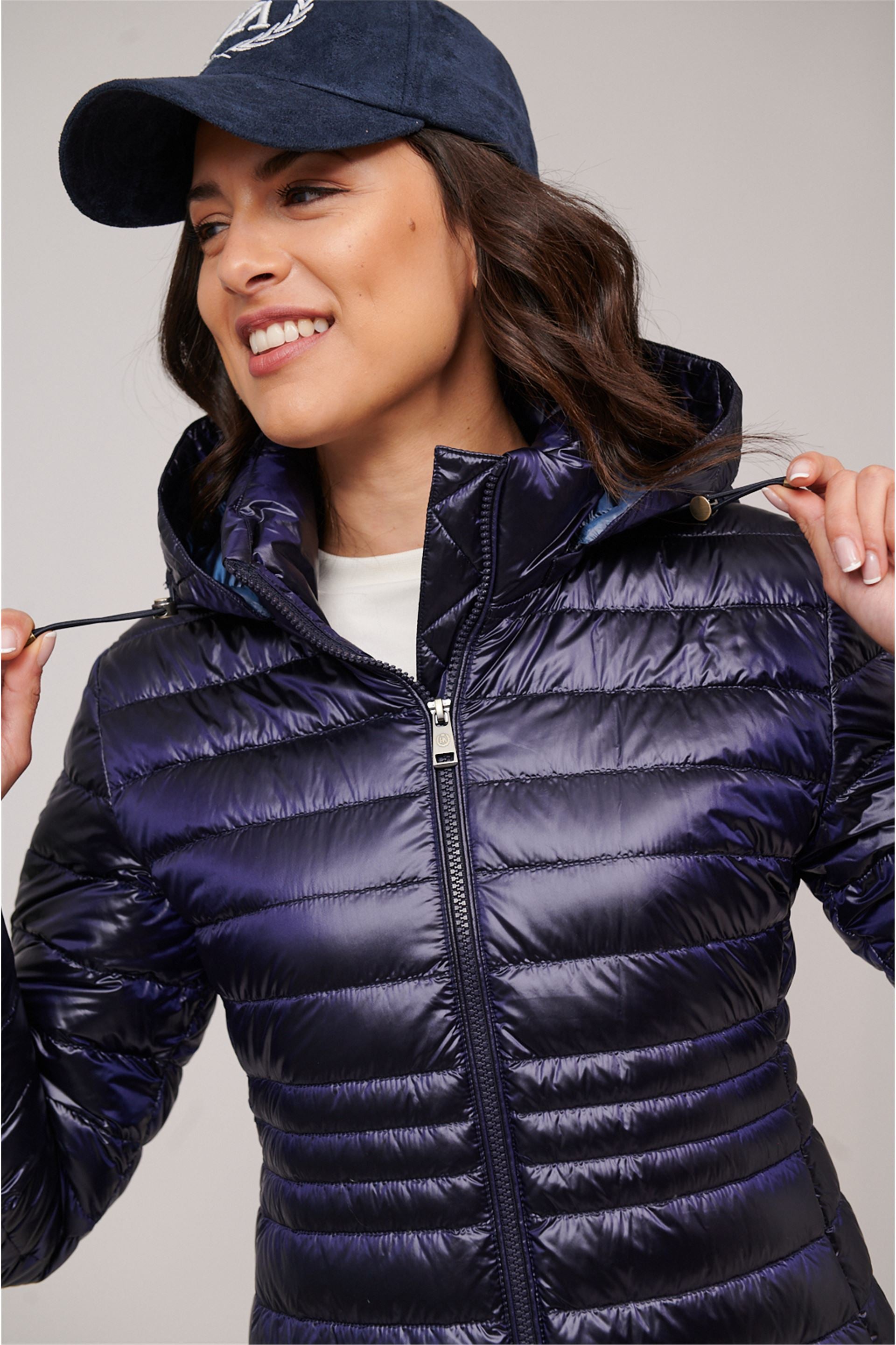 Halley New Women Puffer Jacket - Blue/Navy-Clothing - Women-Henry Arroway-Navy-XS-Urbanheer