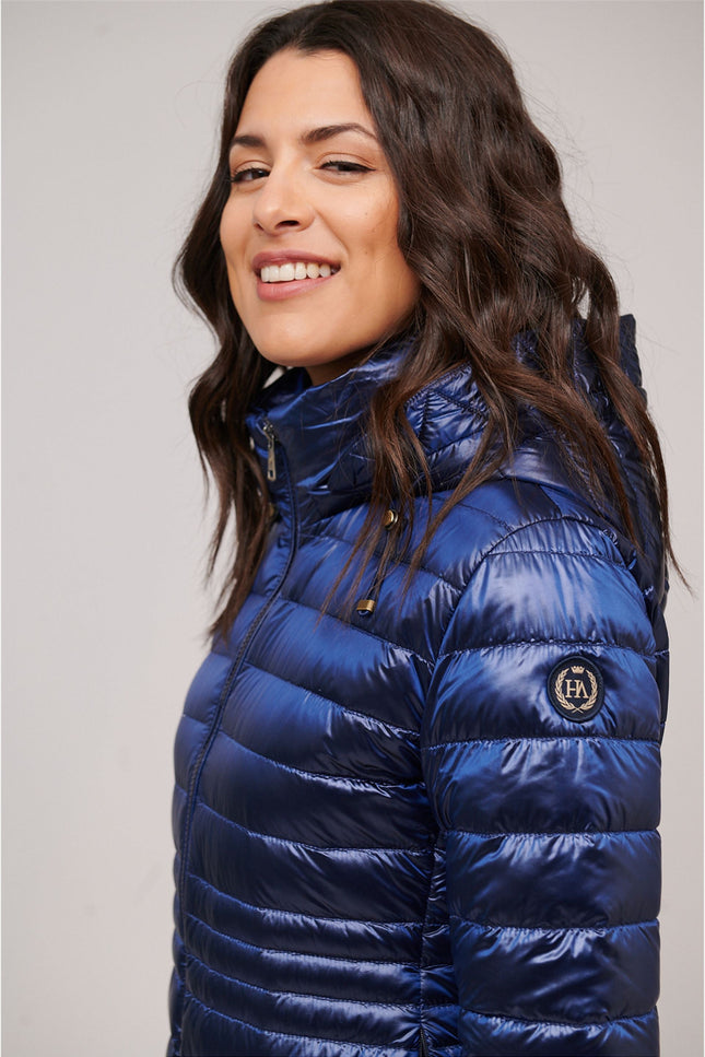 Halley New Women Puffer Jacket - Blue/Navy-Clothing - Women-Henry Arroway-Navy-XS-Urbanheer