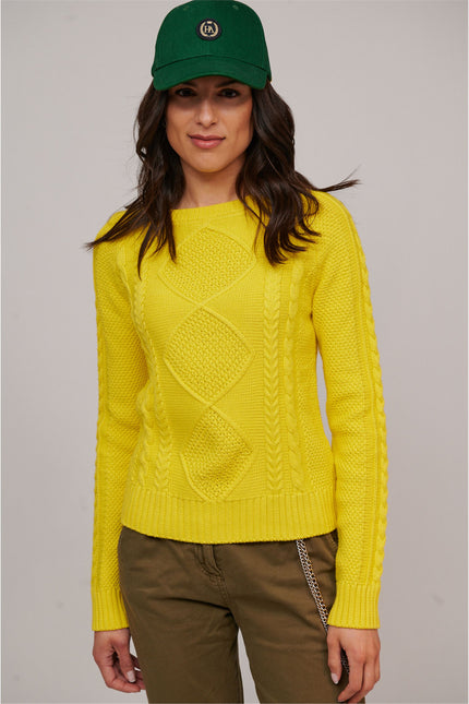 Hannah Luxury Cotton Women Sweater-Clothing - Women-Henry Arroway-Yellow-XS-Urbanheer