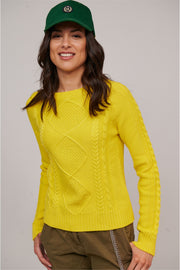 Hannah Luxury Cotton Women Sweater YELLOW-Sweater-Henry Arroway-Yellow-XS-Urbanheer