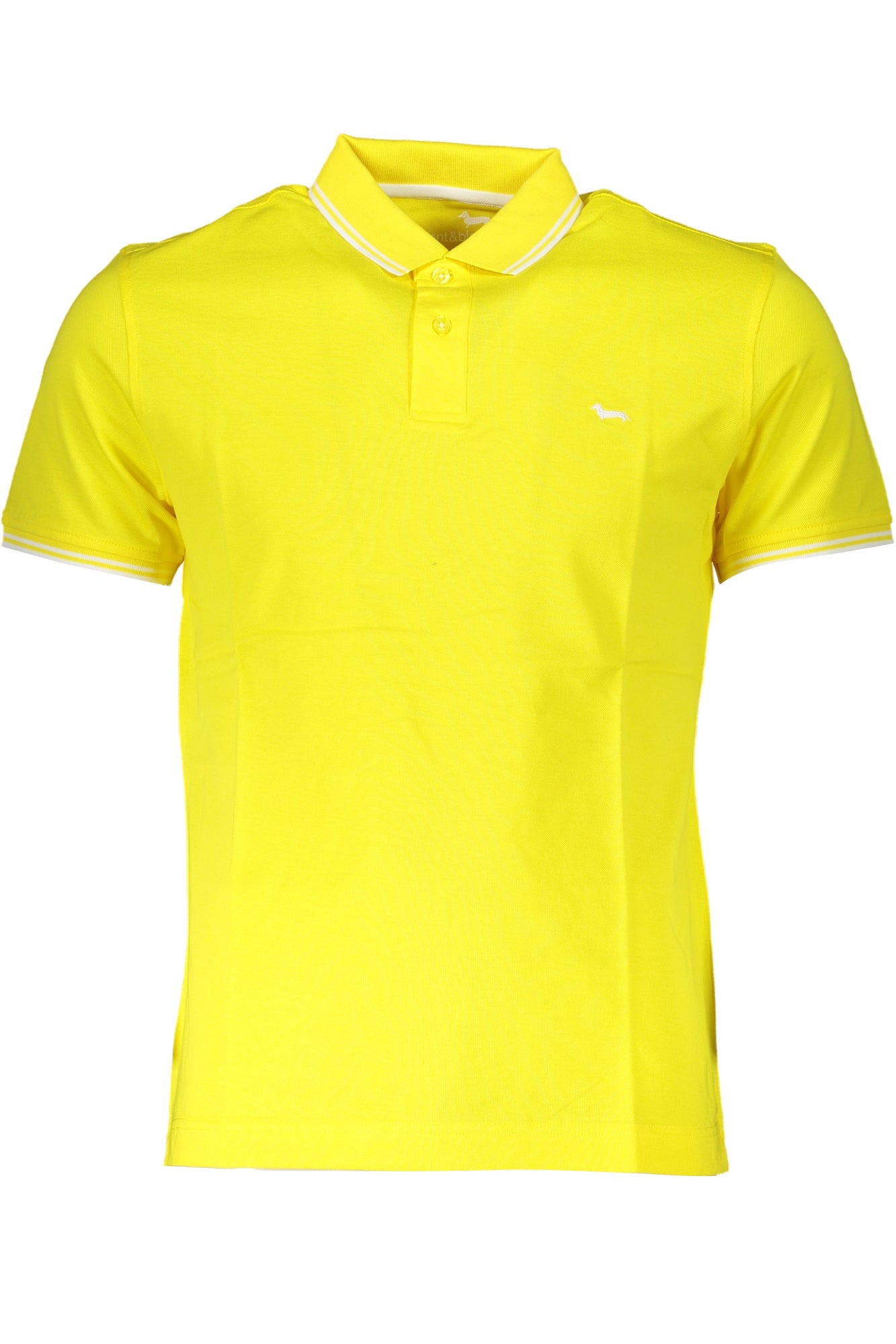 Harmont & Blaine Yellow Men'S Short Sleeved Polo Shirt-Polo-HARMONT &amp; BLAINE-YELLOW-S-Urbanheer