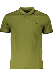 Harmont & Blaine Green Men'S Short Sleeved Polo Shirt-Polo-HARMONT &amp; BLAINE-GREEN-S-Urbanheer