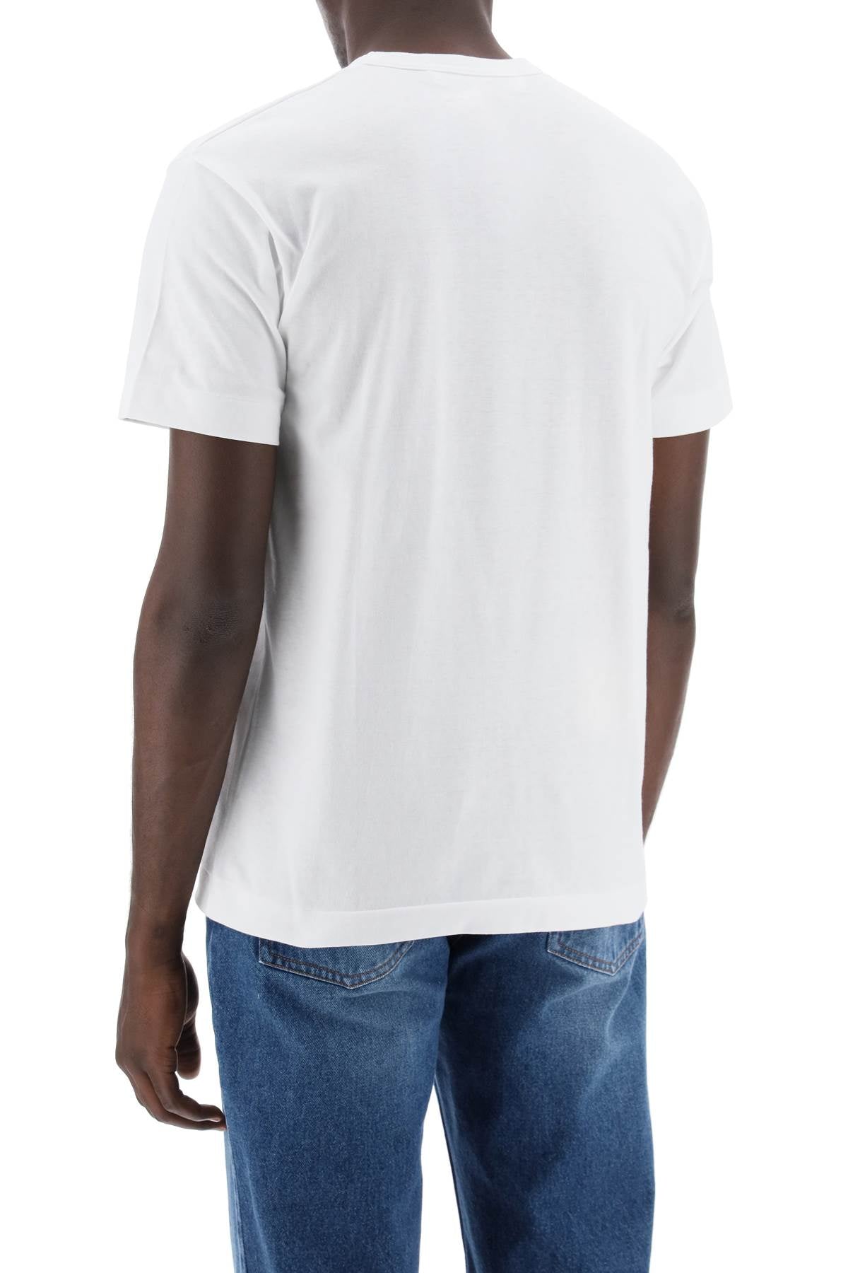 Heart Camou T-Shirt-men > clothing > t-shirts and sweatshirts > t-shirts-Comme Des Garcons Play-l-Bianco-Urbanheer