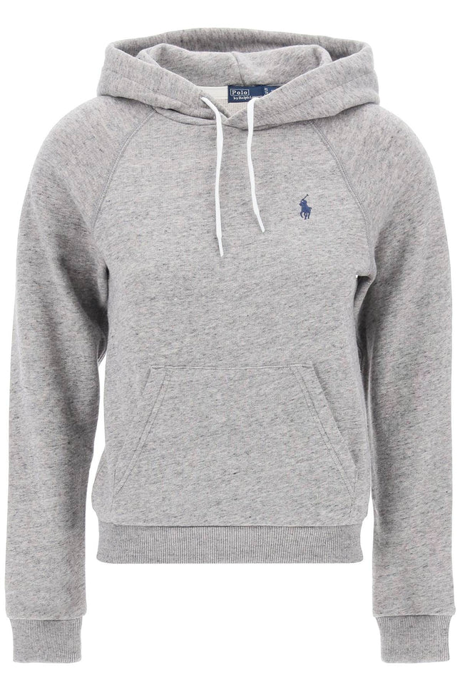 hooded sweatshirt with embroidered logo