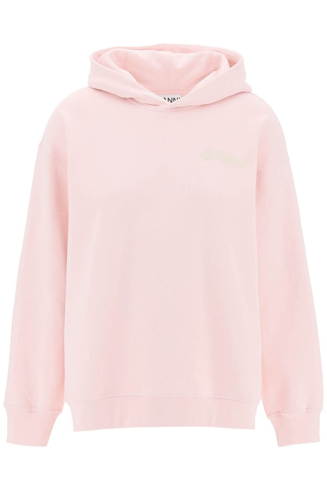 Hoodie With Isoli Fabric - Pink