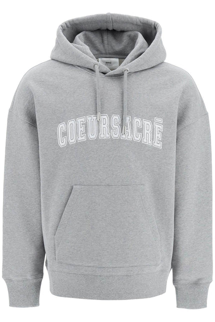 Hoodie With Lettering Embroidery