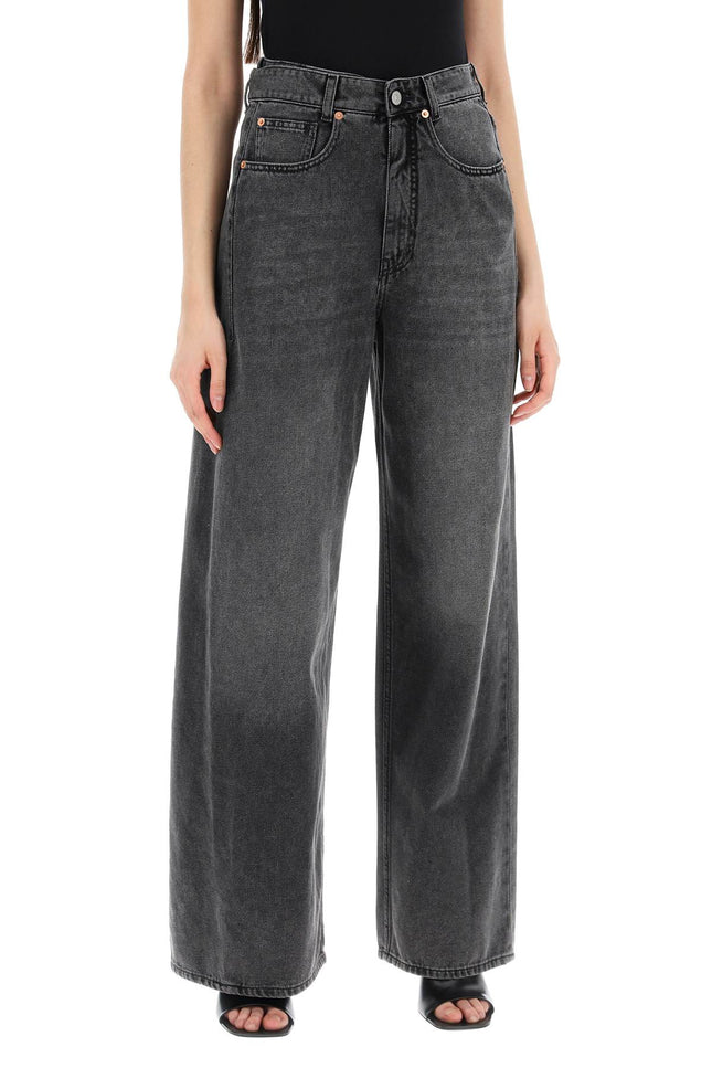hybrid panel jeans with seven
