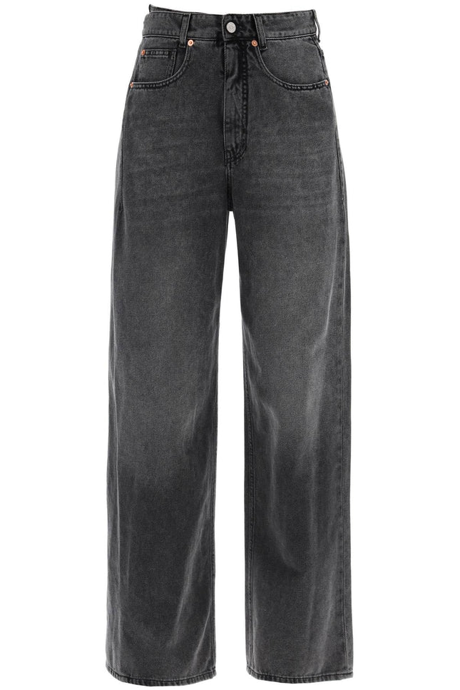 hybrid panel jeans with seven