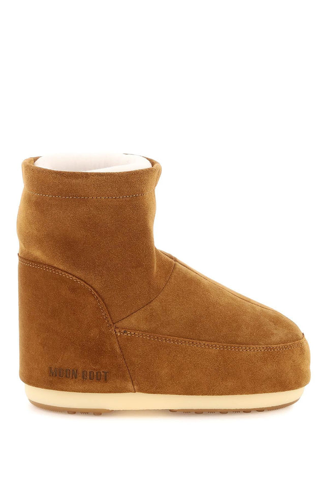 icon low suede snow boots