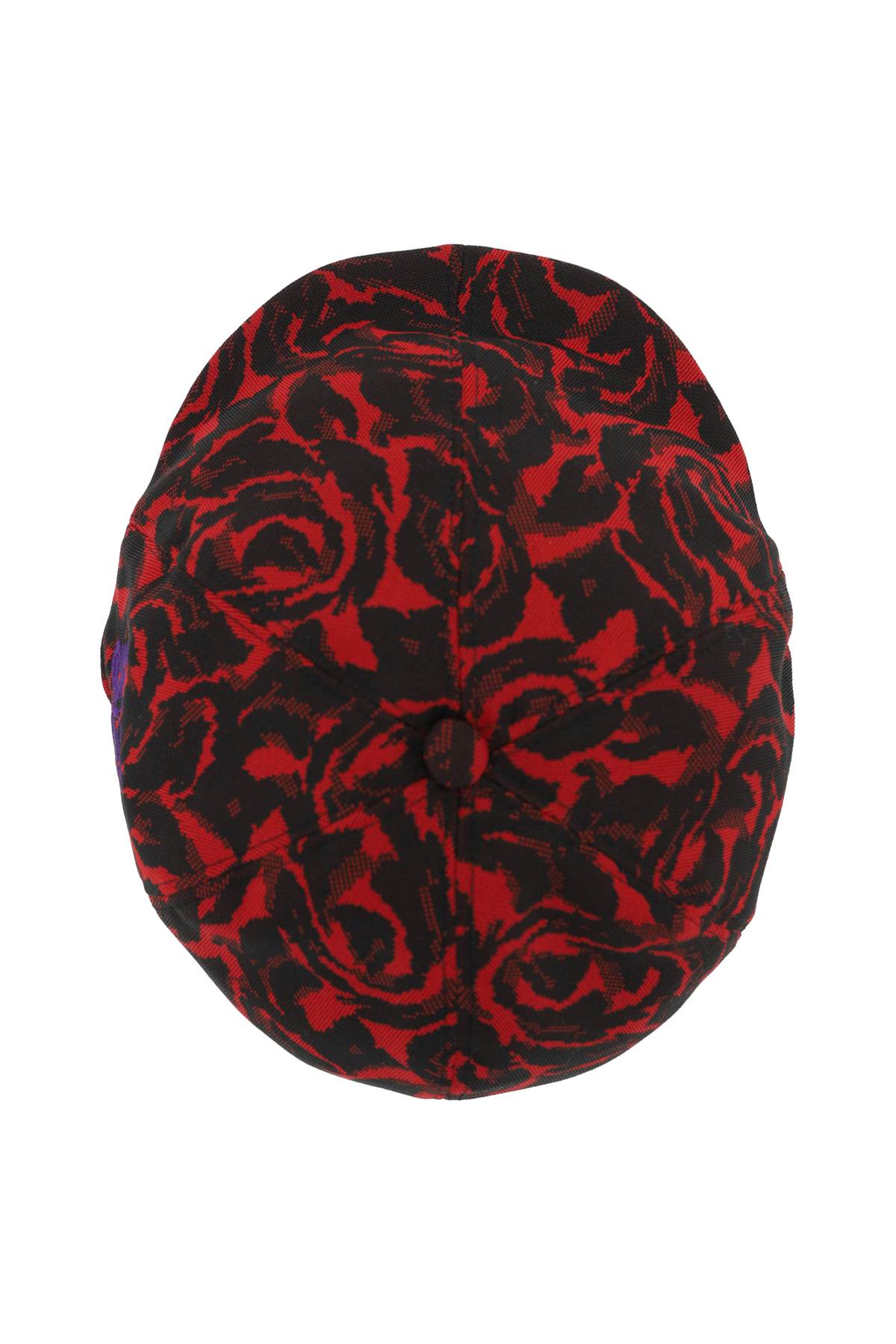 Jacquard Jersey Flat Cap - Black-accessories-Baracuta X Needles-l-Urbanheer