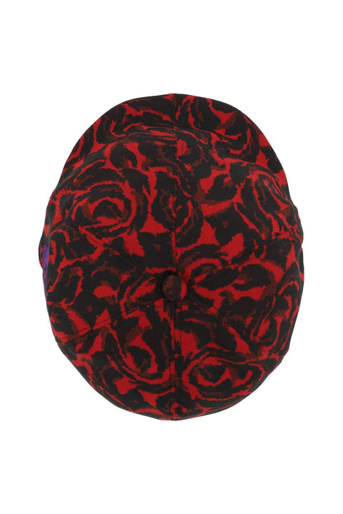 Jacquard Jersey Flat Cap - Black-accessories-Baracuta X Needles-l-Urbanheer