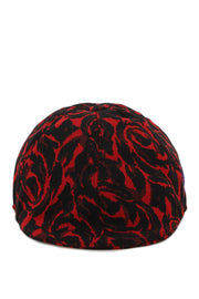 Jacquard Jersey Flat Cap - Black-accessories-Baracuta X Needles-l-Urbanheer