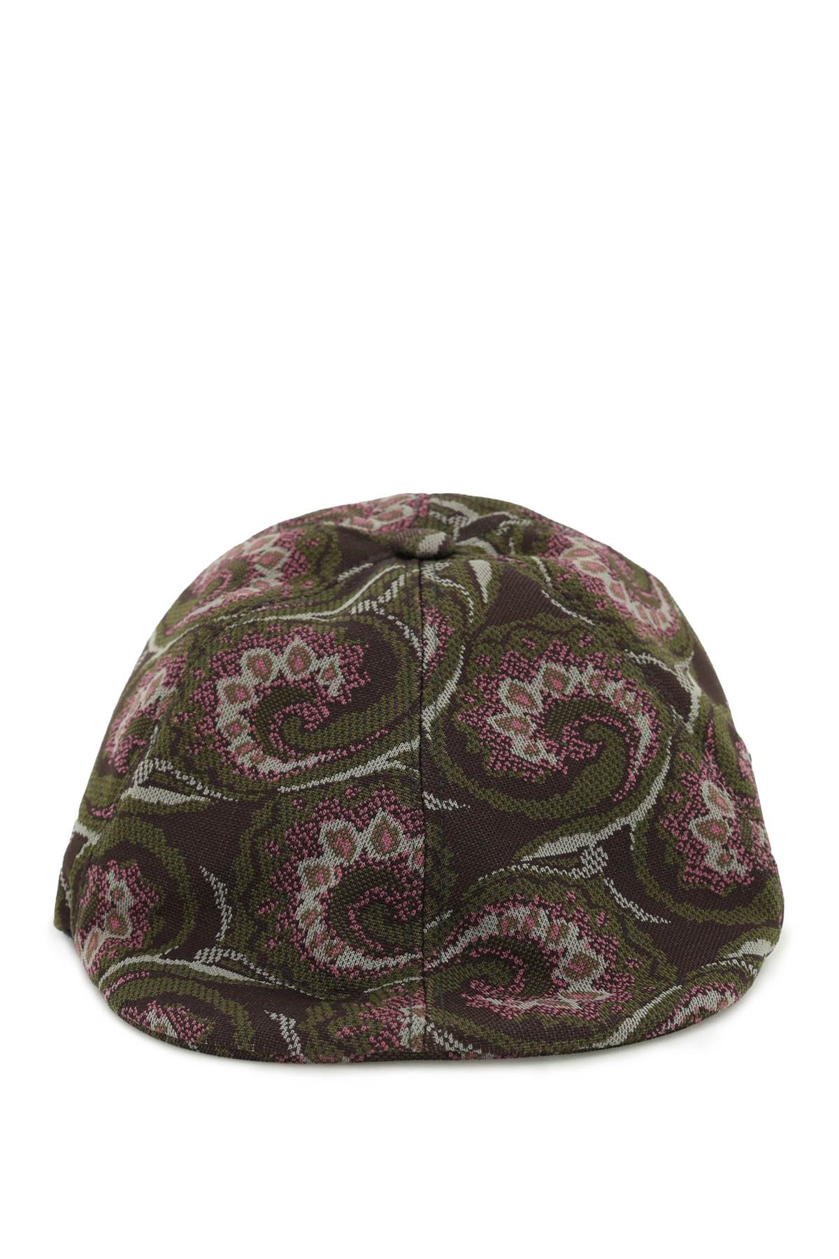 Jacquard Jersey Flat Cap - Green-accessories-Baracuta X Needles-l-Urbanheer