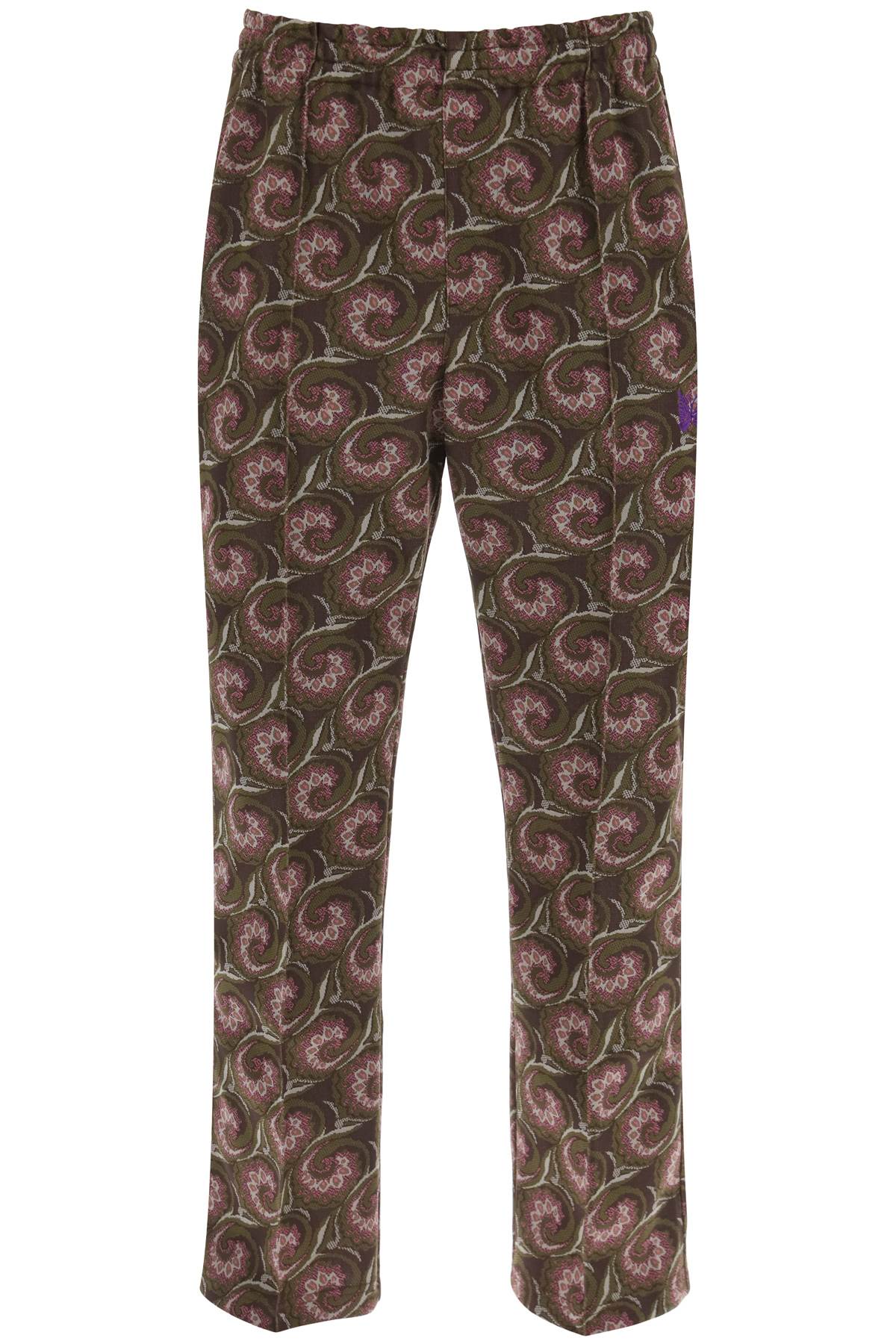 Jacquard Jersey Track Pants - Brown-clothing-Baracuta X Needles-l-Urbanheer