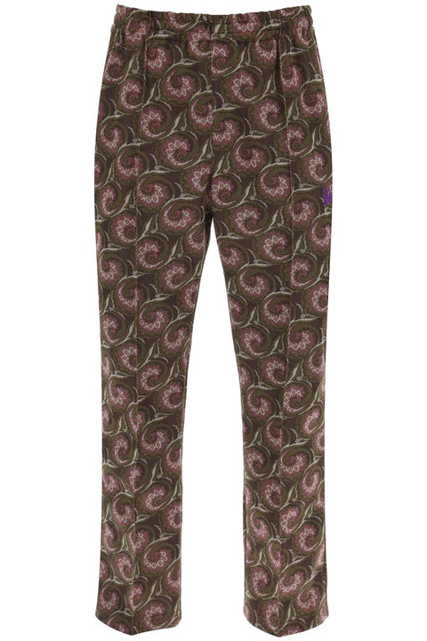 Jacquard Jersey Track Pants - Brown-clothing-Baracuta X Needles-l-Urbanheer