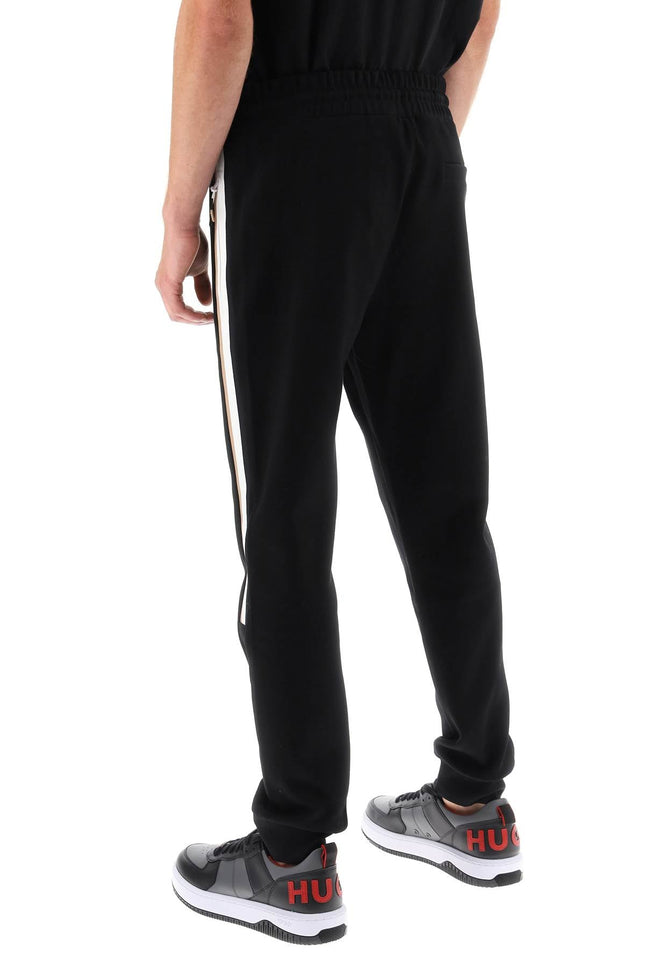 joggers with two-tone side bands