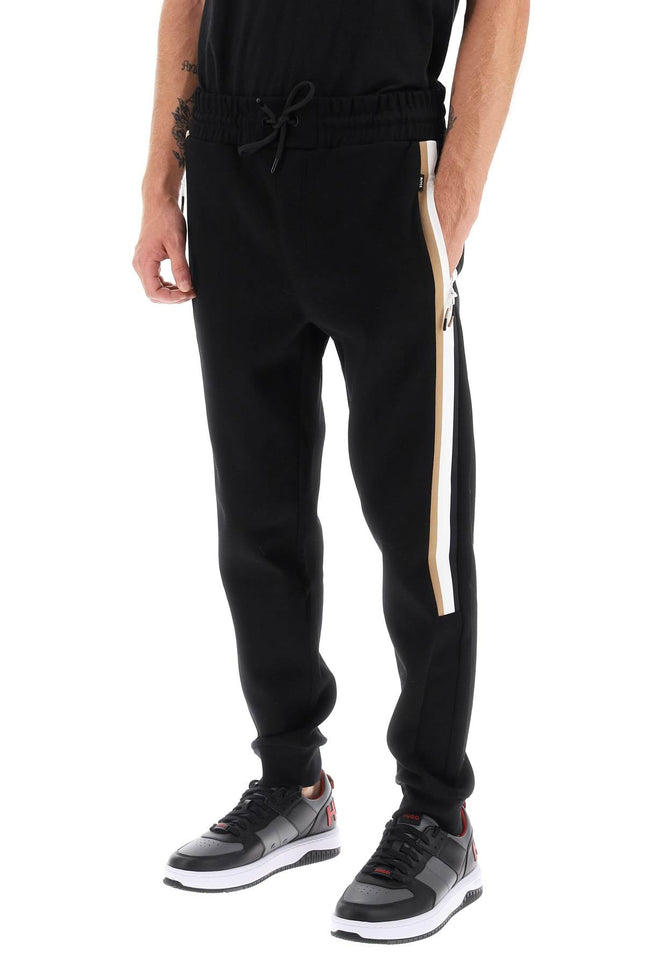 joggers with two-tone side bands