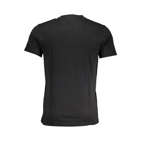 Cavalli Class Tiger Head Chest Motif T-shirt Black