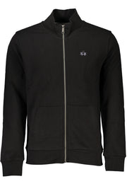 La Martina Men'S Black Zip Sweatshirt-Felpe-LA MARTINA-BLACK-S-Urbanheer