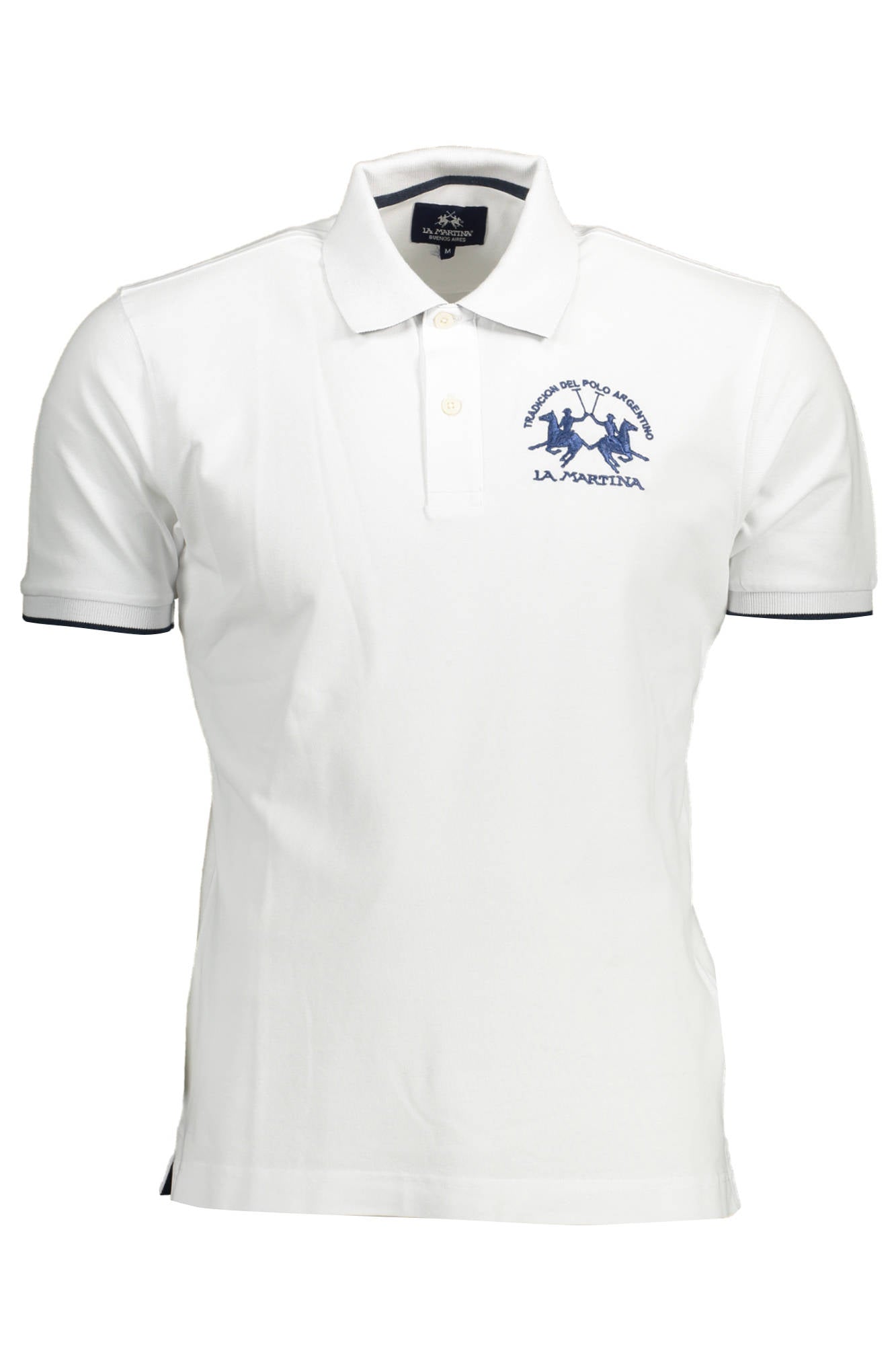 La Martina Men'S White Short Sleeved Polo Shirt-Polo-LA MARTINA-WHITE-S-Urbanheer
