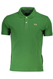 La Martina Men'S Green Short Sleeved Polo Shirt-Polo-LA MARTINA-GREEN-L-Urbanheer
