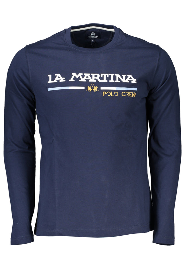 LA MARTINA MEN'S LONG SLEEVE T-SHIRT BLUE-0