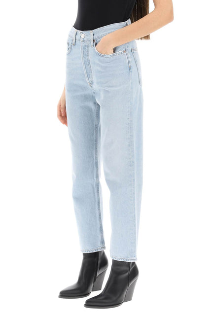 Lana Crop Mid Rise Vintage Straight Jeans