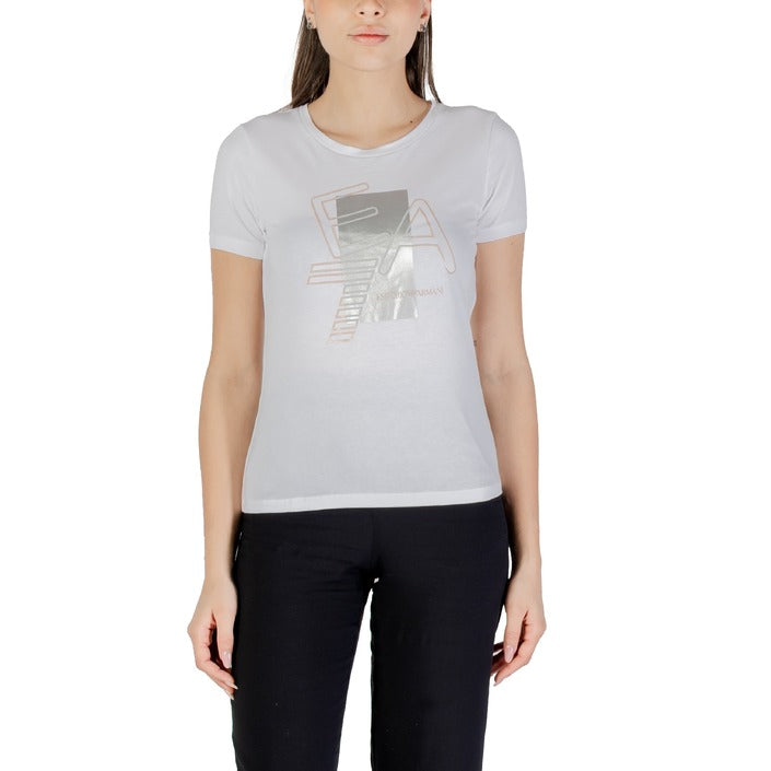 Ea7 Women T-Shirt-Topwear-Ea7-white-XS-Urbanheer