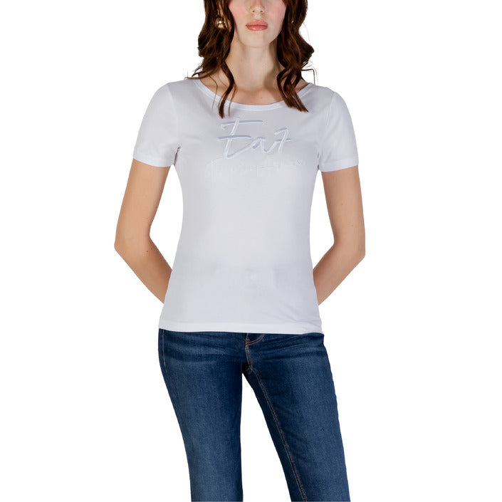 Ea7 Women T-Shirt-Topwear-Ea7-white-XS-Urbanheer