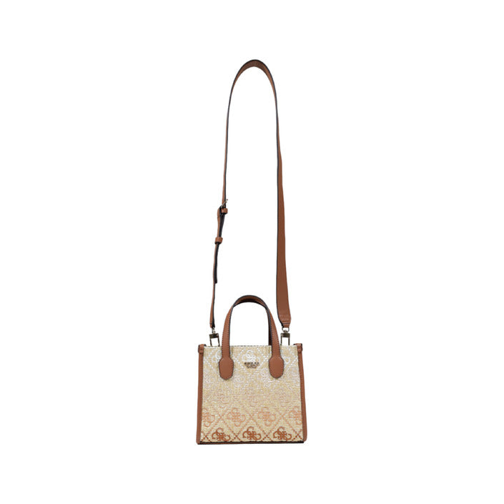 Guess Women Bag-Accessories Bags-Guess-beige-Urbanheer