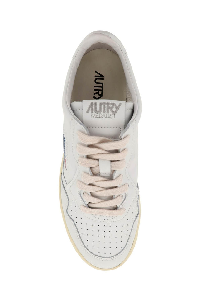 Leather Medalist Low Sneakers - White