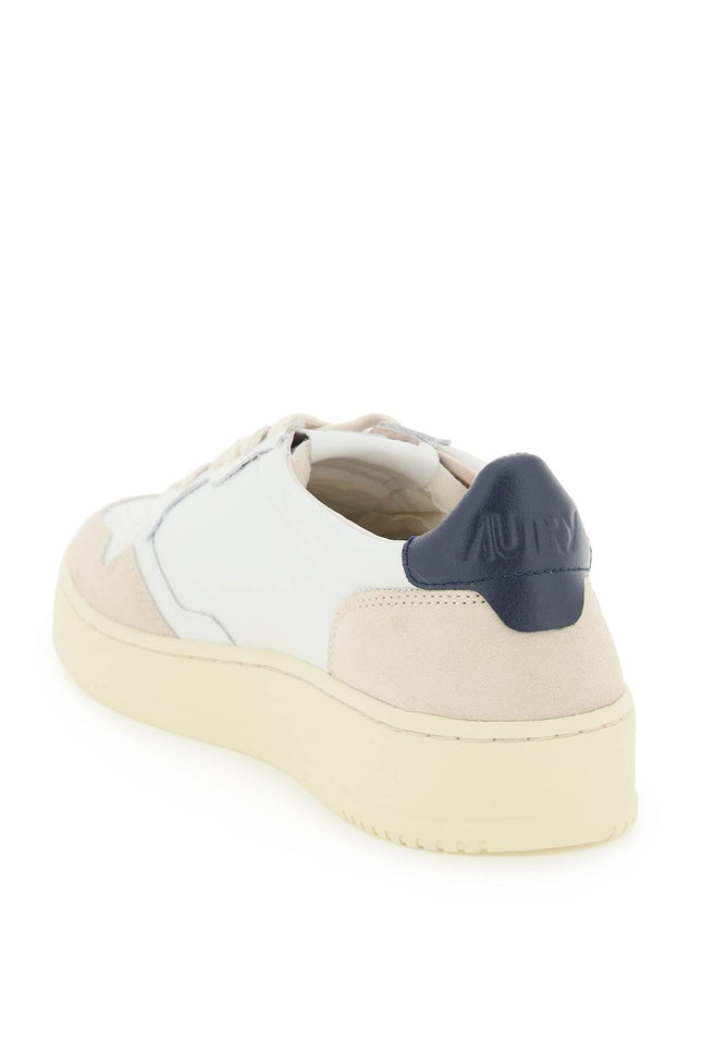 leather medalist low sneakers