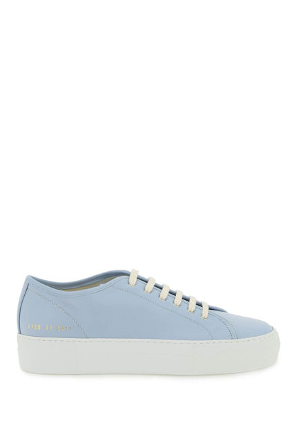 Leather Tournament Low Super Sneakers - Light Blue