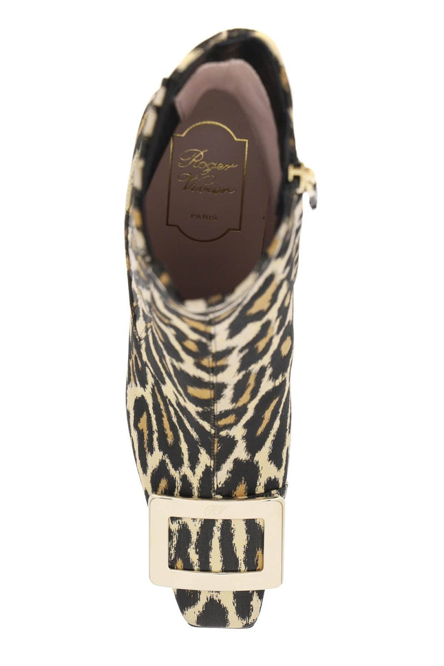 leopard jacquard 'belle vivier' chelsea boots