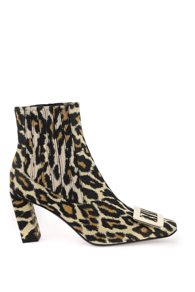 leopard jacquard 'belle vivier' chelsea boots