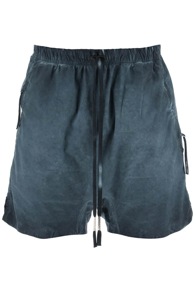 linen and cotton baggy bermuda shorts