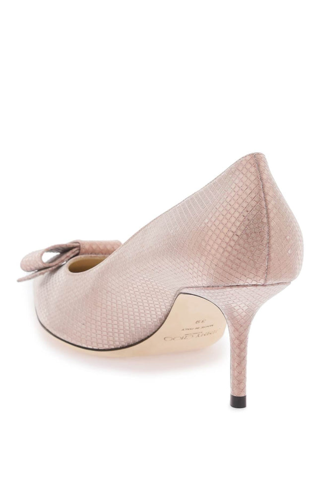 'love 65' pumps with bow