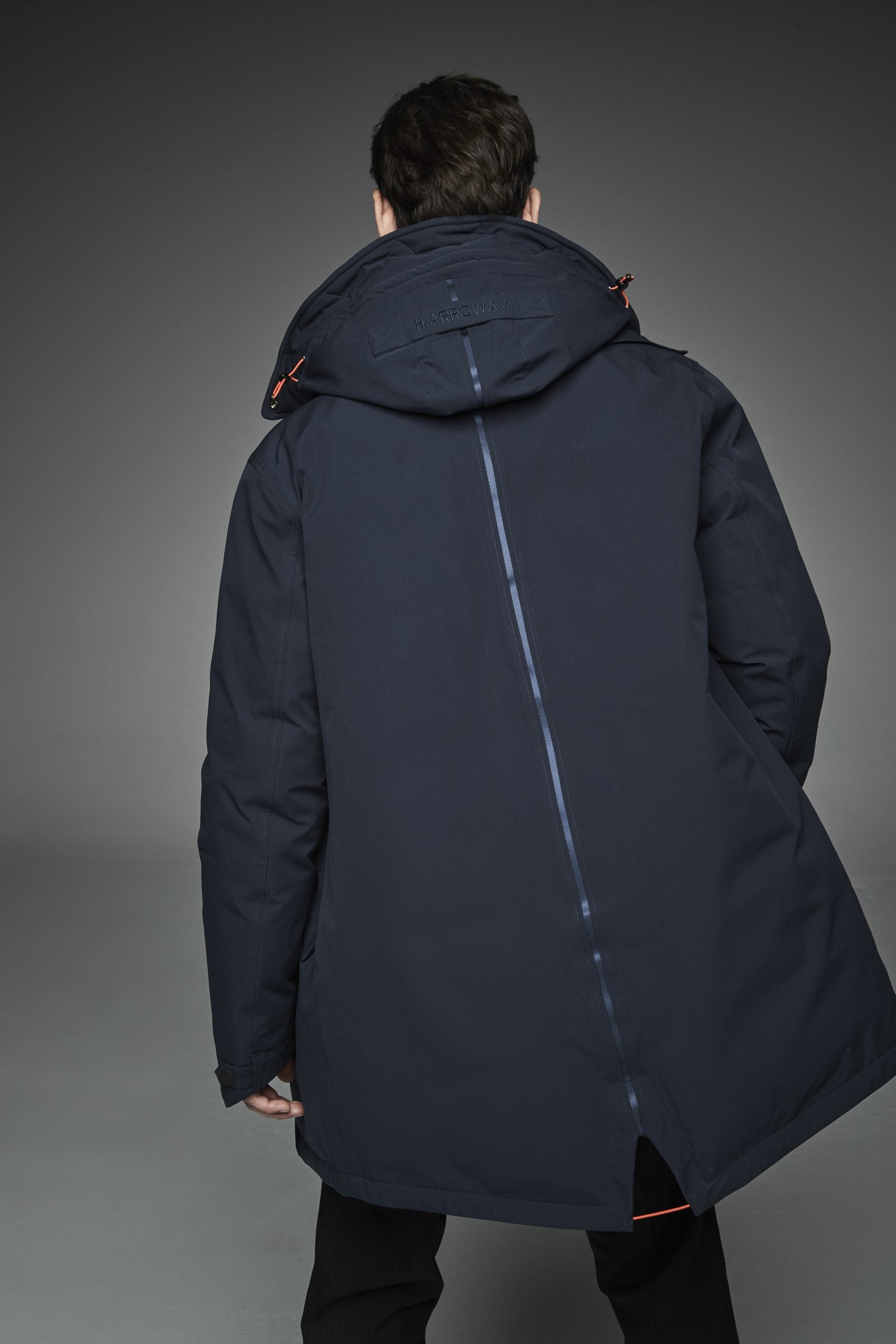 Men Long padded jacket MACIU-Jacket-Henry Arroway-S-Navy-Urbanheer