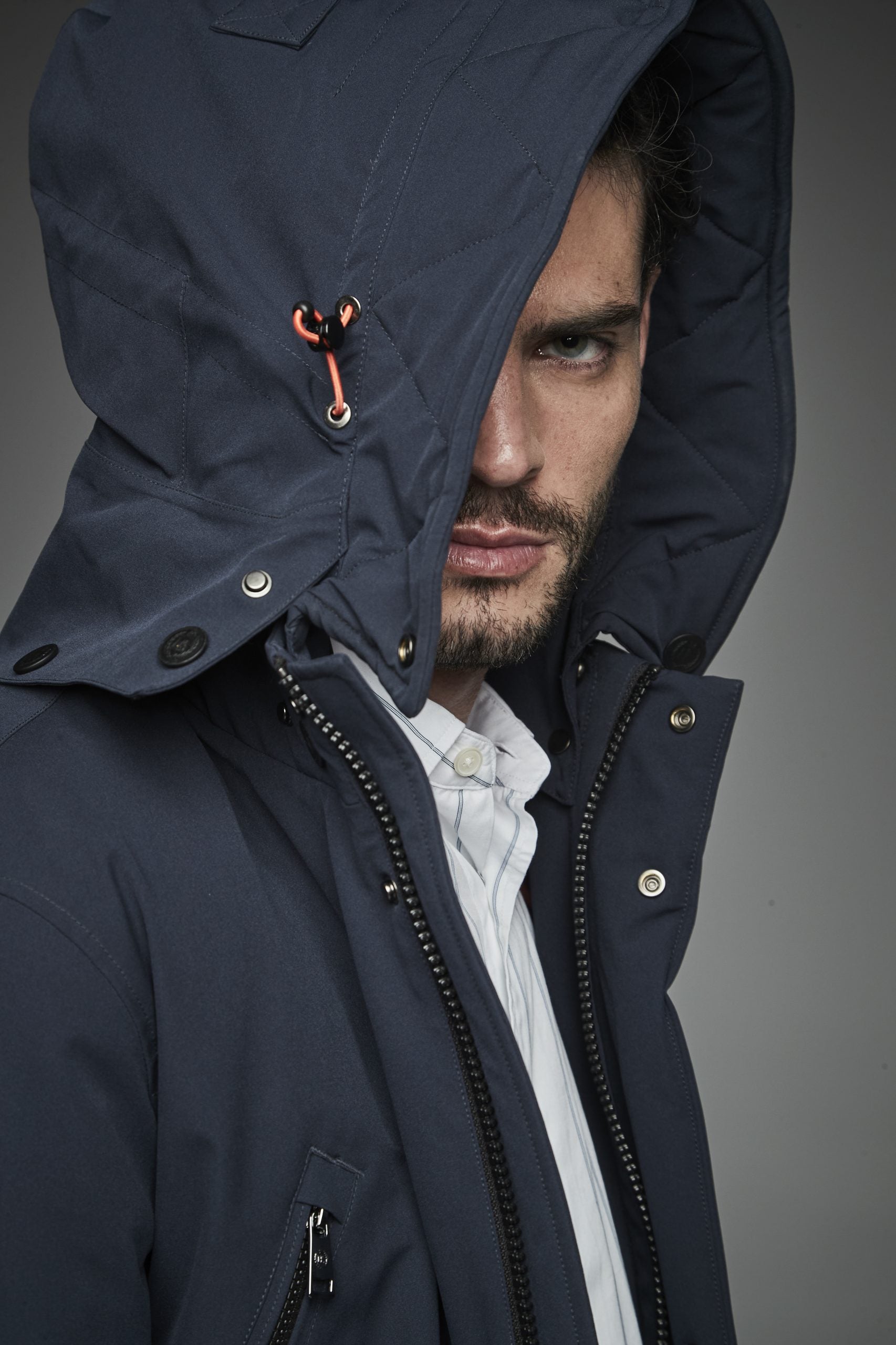 Men Long padded jacket MACIU-Jacket-Henry Arroway-S-Navy-Urbanheer