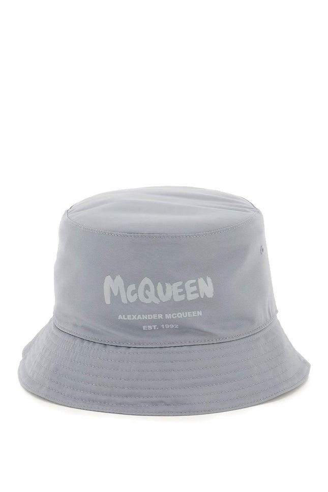 mcqueen graffiti bucket hat - Grey