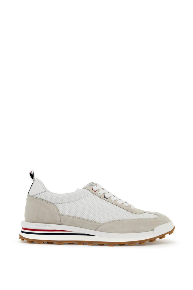mesh and suede leather sneakers in 9