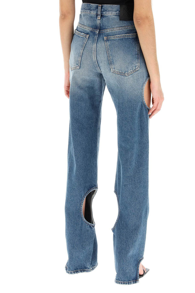 meteor cut-out jeans