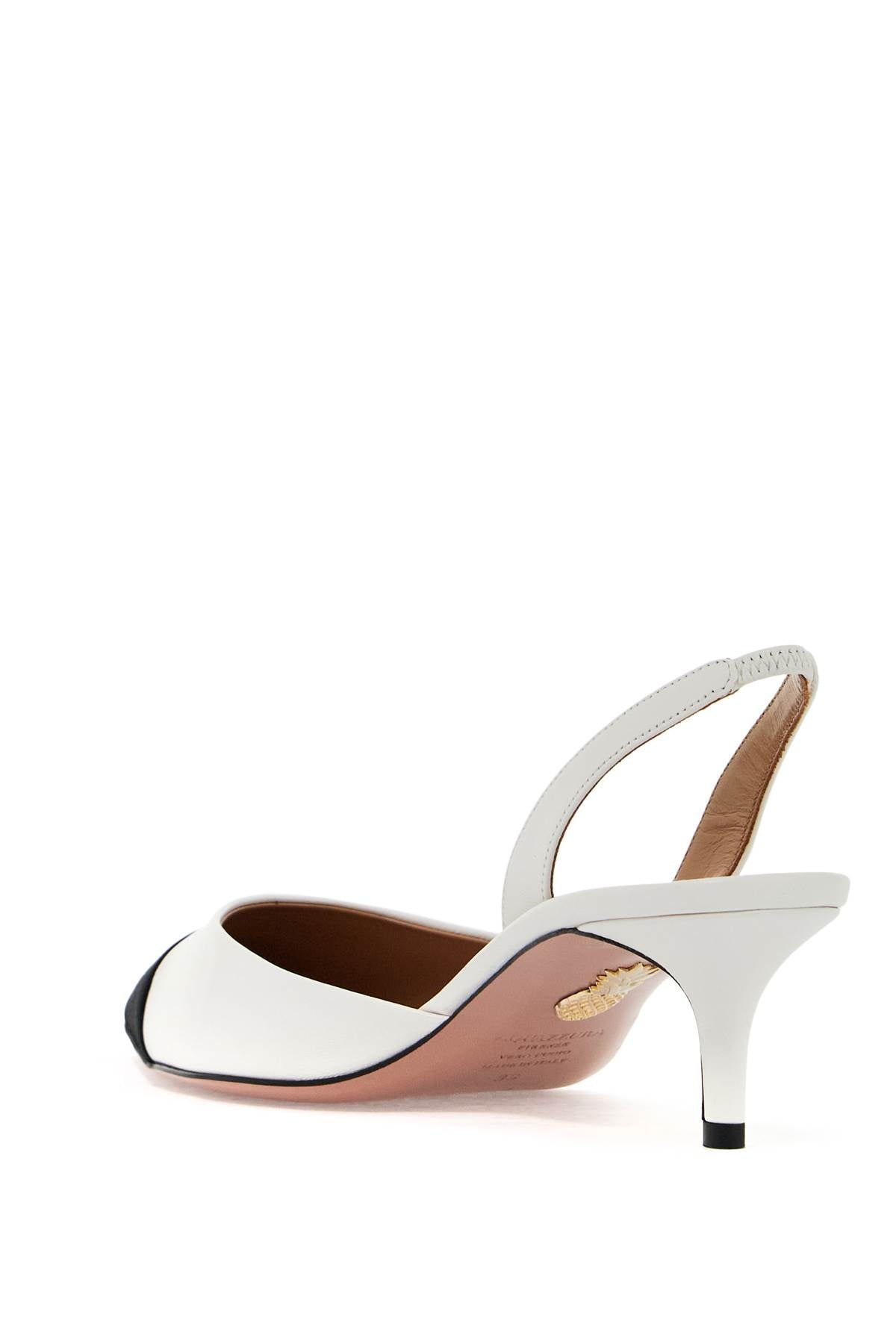 Milanese Slingback-women > shoes > flat shoes > ballet flats-Aquazzura-38-White-Urbanheer