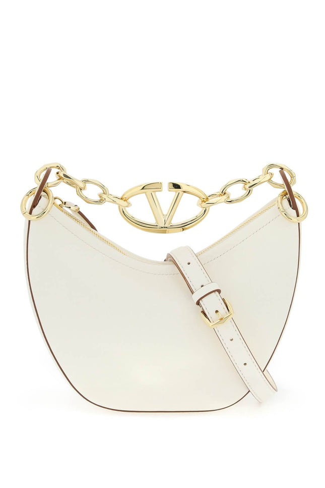 mini vlogo moon bag in nappa leather with chain