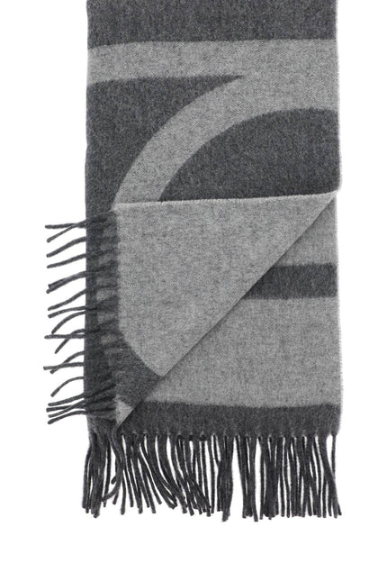 Monogram Jacquard Wool Scarf