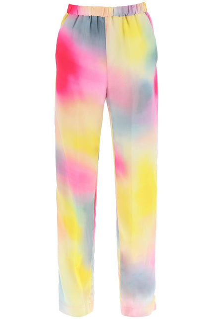 Multicolored Satin Pants
