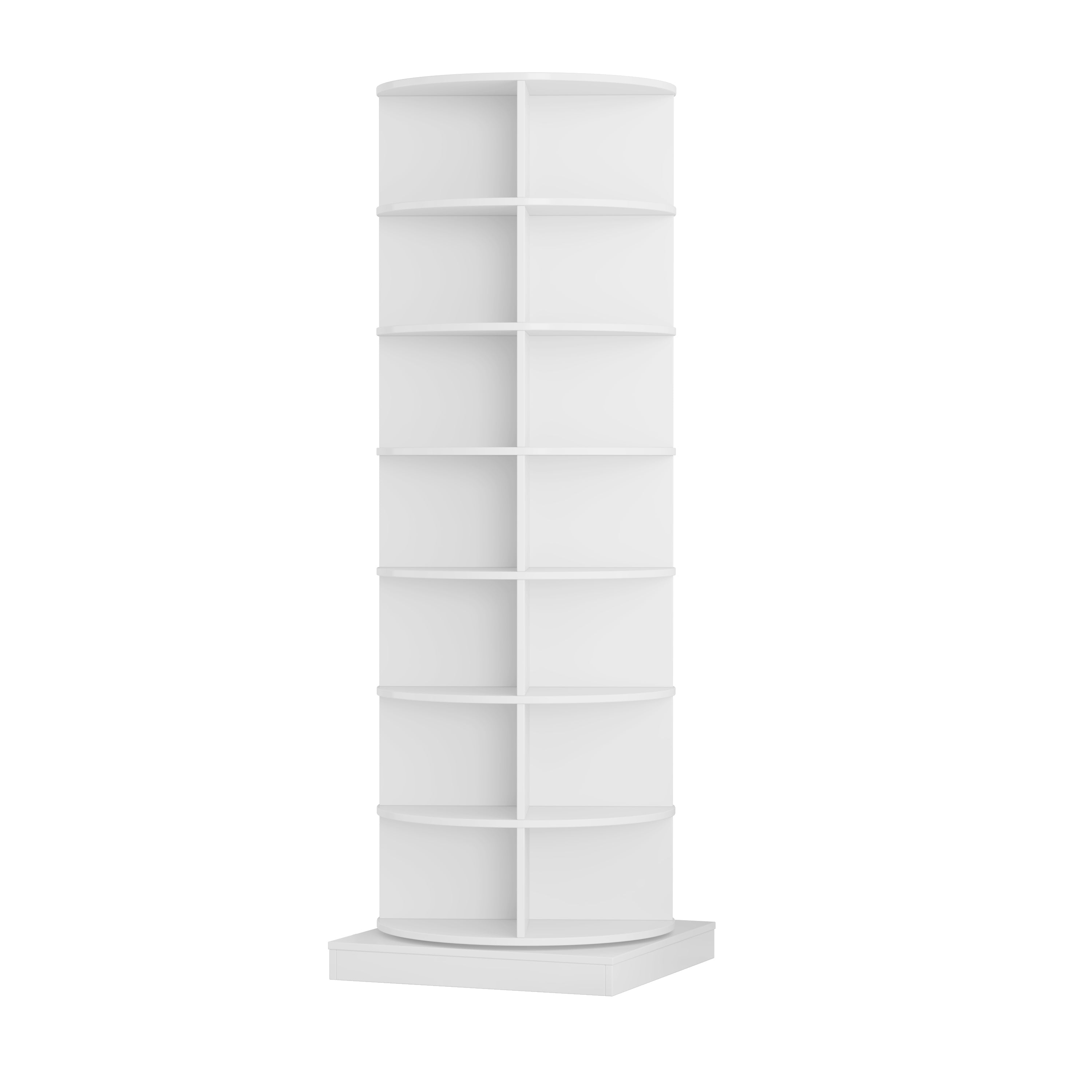 new 360 Rotating shoe cabinet 7 layers Holds Up to 28 Paris of Shoes-UH Decor-Default-Urbanheer