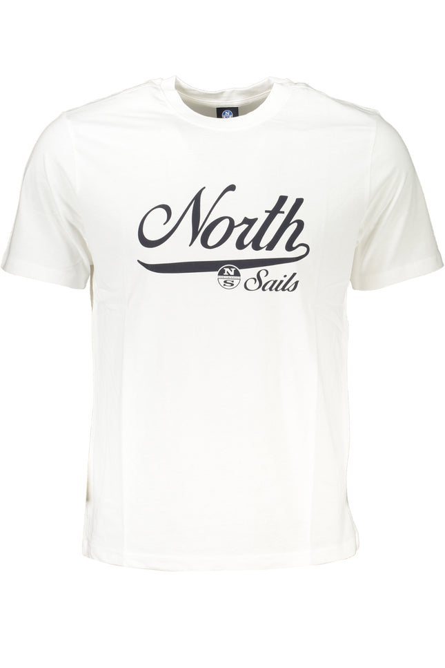 NORTH SAILS MEN'S SHORT SLEEVED T-SHIRT WHITE-T-Shirt-NORTH SAILS-Urbanheer