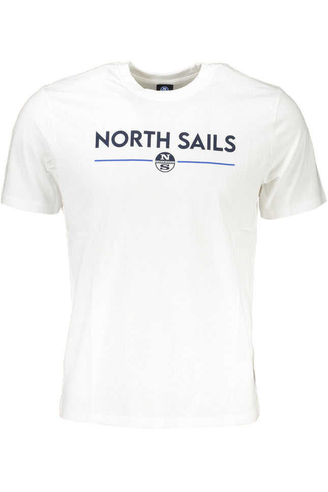 NORTH SAILS MEN'S SHORT SLEEVED T-SHIRT WHITE-T-Shirt-NORTH SAILS-Urbanheer